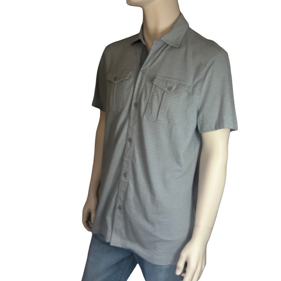 Banana Republic Button Front Shirt Short Sleeve Textured Knit NWT - Picture 11 of 16